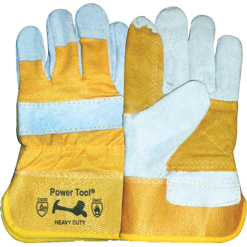 Cow Split AB Grade Leather Full Palm Glove 1349