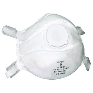 FFP3 Valved Dust Mist Respirator: HY8632