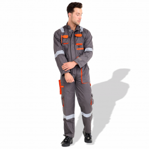 EUC280GY Coverall European Style Gray