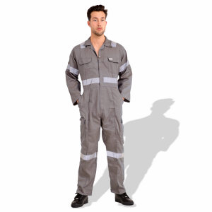 R991 Twill Cotton Coverall / Overall with Reflective Tape