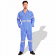 Twill Cotton Coverall with Reflective Tape R991