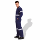 Twill Cotton Coverall with Reflective Tape R991