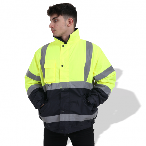 FP1655 Fluorescent Parka with Reflective Tape