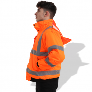 FP1657 Fluorescent Parka with Reflective Tape