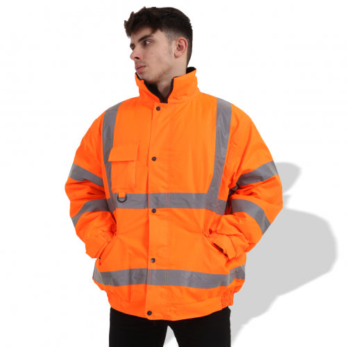 FP1656 Fluorescent Parka with Reflective Tape