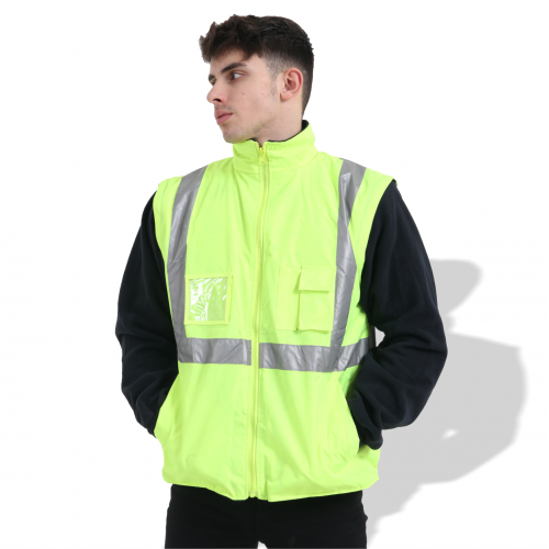 FP1654 Fluorescent Parka with Reflective Tape