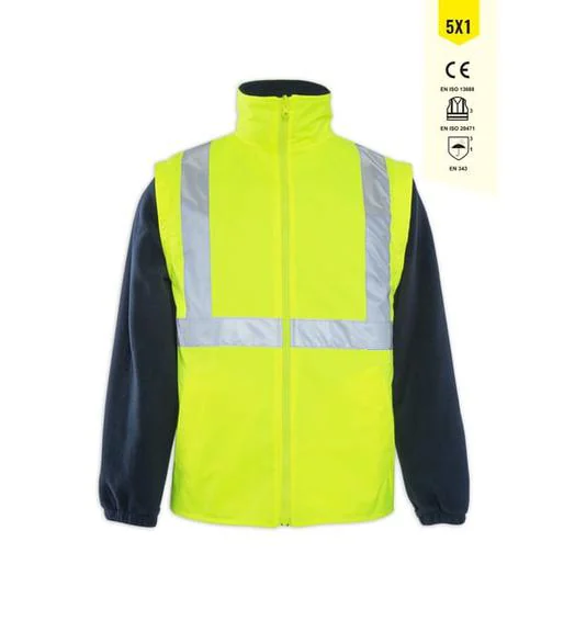 5-in-1 High-Visibility Jacket – Ultimate Versatility & Protection - Image 2