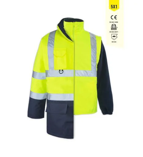 5-in-1 High-Visibility Jacket – Ultimate Versatility & Protection - Image 3