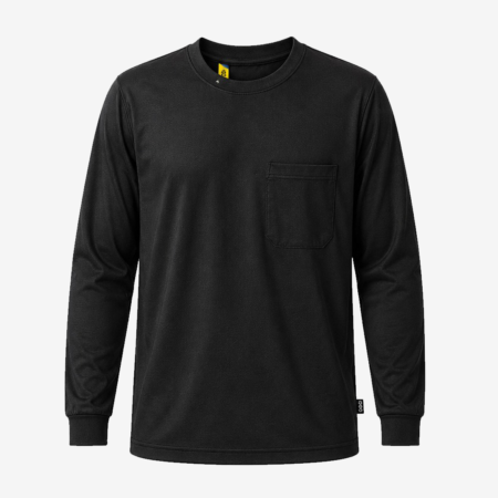 Black Meshnet T-Shirt Round Neck TB1211